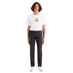 Levi's Men's 502 Tapered Hi-Ball Jeans Black Charcoal Size 33 #1725